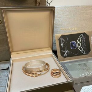 Bvlgari serpent ring and bracelet set