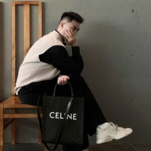 Mens fashion tote bag