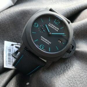 Panerai PAM01661 Luminor Watch with Carbon Fiber