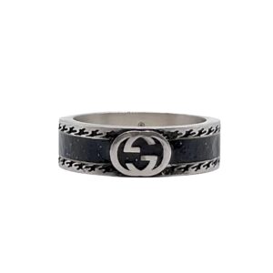 Gucci Black Cloisonne Ring