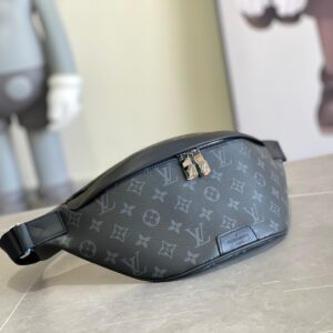 Small Discovery waistbag with monogram shadow leather