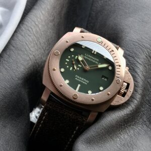 Panerai Pam382 47mm Watch with Bronze Case