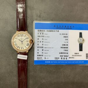 Modified Cartier with Mouzan ring and crocodile leather