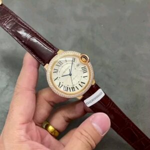 Modified Cartier with Mouzan ring and crocodile leather