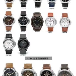 Panerai 44/47mm Luminor Watch with Manual Winding