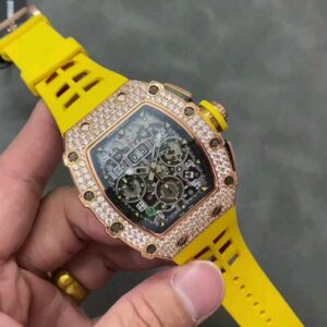 Chronograph diamond watch