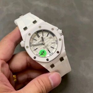 Audemars Piguet Black White Ceramic15707CE Complete Movement Strong Attack Including Case 1