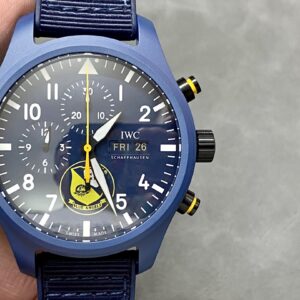 IWC pilot ceramic chronograph watch