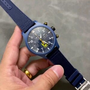 IWC pilot ceramic chronograph watch