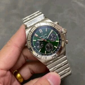 Breitling Chronographe Steel Cloud Silver Watch