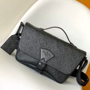 Montsouris messenger bag with Epi pattern