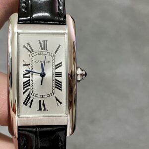 Cartier French long rectangular tank watch