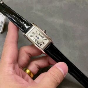 Cartier French long rectangular tank watch