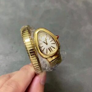 Serpenti series Snake-shaped wristwatch