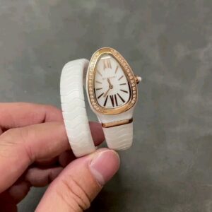 Serpenti series Snake-shaped wristwatch