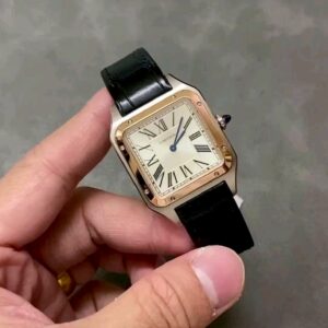 F1 factory Cartier Santos Dumont medium size watch