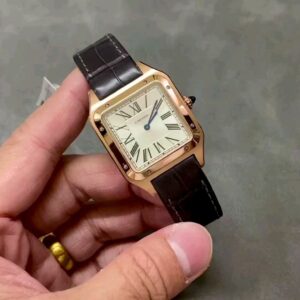 F1 factory Cartier Santos Dumont medium size watch