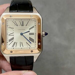 F1 factory Cartier Santos Dumont large size watch