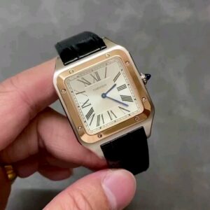 F1 factory Cartier Santos Dumont large size watch