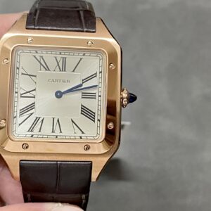 F1 factory Cartier Santos Dumont large size watch