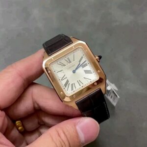 F1 factory Cartier Santos Dumont large size watch