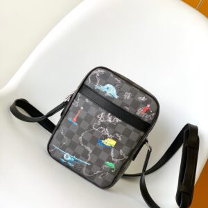 Danube bag with taurillon leather