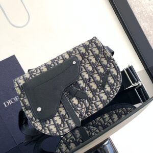 Saddle Handbag Oblique Pattern