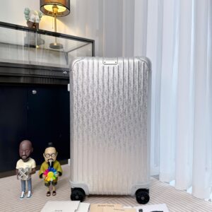 Dior x Rimowa 31 inch aluminium luggage