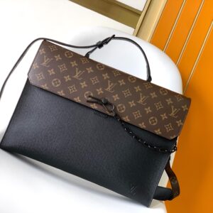 Luxury Black Briefcase Bag