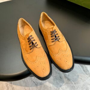 Leather dress shoes