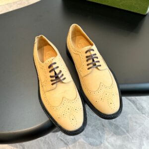 Leather dress shoes