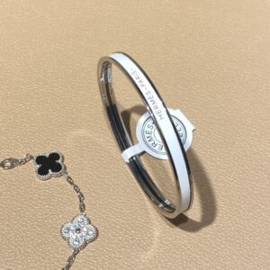 VCA panda rainbow bangle Hermes enamel bangle