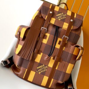 Christopher small shoulder bag with Monogram canvas