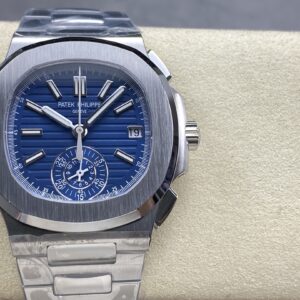 40.5mm Patek Philippe Nautilus 5980/1A-014 multi-function chronograph watch V2 version