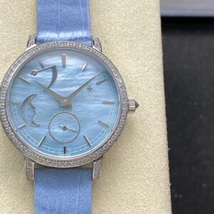 36mm women's moon phase automatic watch