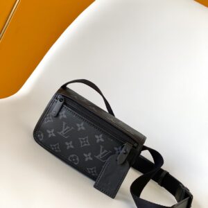 Bosphore mini bag with black flower pattern