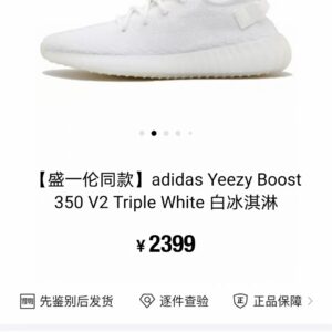 Yeezy 350 V2 White Ice