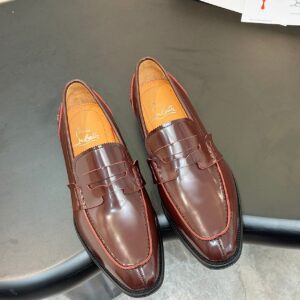 Men's leisure Lufian shoes with red sole