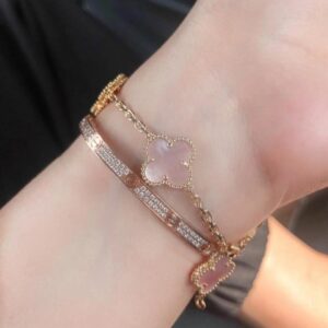 Pearl Four-leaf Bracelet