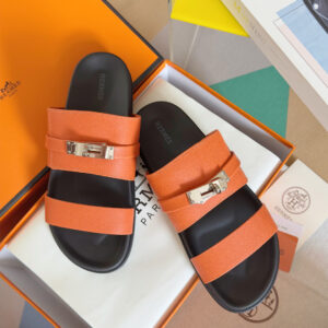 Hermes Jackson series sandal with Kelly strap
