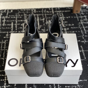 Open YY ballerina flats