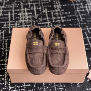 Spring summer block loafers Miu Miu