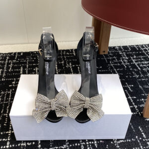 D&G silk summer high heels sandals