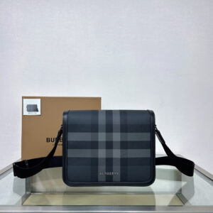 Tote Bag Chestnut check leather