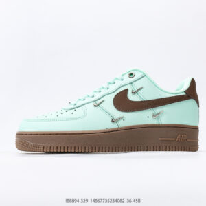 Nike Air Force 1 shoes with soft cushioning and elastic midsole design