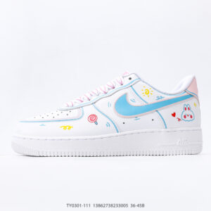 Nike Air Force 1 shoes with soft cushioning and elastic midsole design