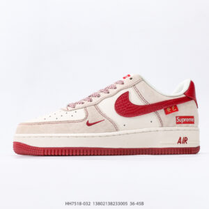Nike Air Force 1 shoes with soft cushioning and elastic midsole design
