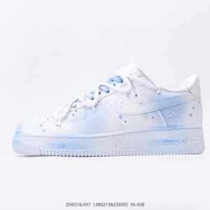 Nike Air Force 1 shoes with soft cushioning and elastic midsole design