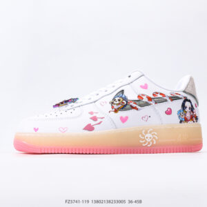 Nike Air Force 1 shoes with soft cushioning and elastic midsole design