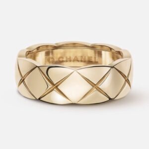 Chanel coco crush grid pattern ring